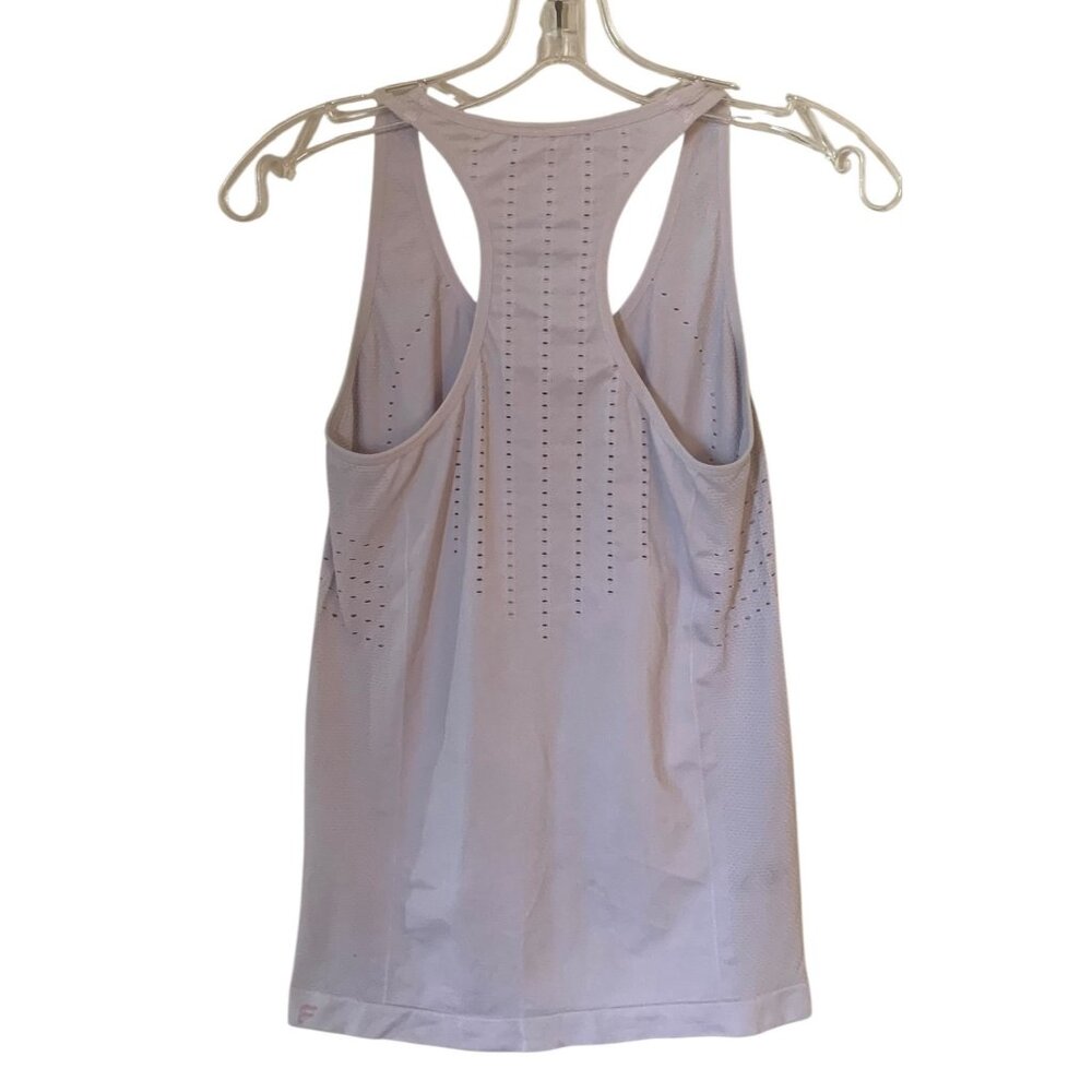 Fabletics Solid Light Pink Seamless Breathable Ra… - image 5